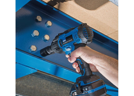 Draper Storm Force 20V Mid-Torque Impact Wrench, 1/2" Sq. Dr., 400Nm, 1 x 4.0Ah Draper - Town Tools 