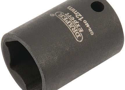 Draper Expert HI-TORQ 6 Point Impact Socket, 1/4" Sq. Dr., 12mm Draper - Town Tools 