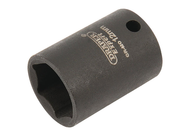 Draper Expert HI-TORQ 6 Point Impact Socket, 1/4" Sq. Dr., 12mm Draper - Town Tools 