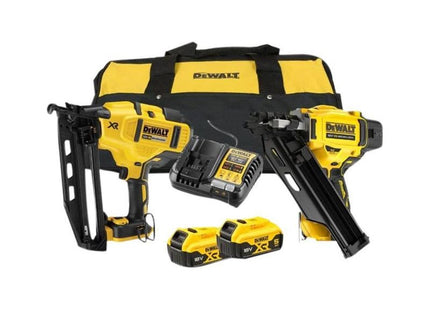 Dewalt Power Tools DCK246P2 XR Nailer Kit 18V 2 x 5.0Ah Li-ion DeWALT Power Tools - RockBottom Northampton