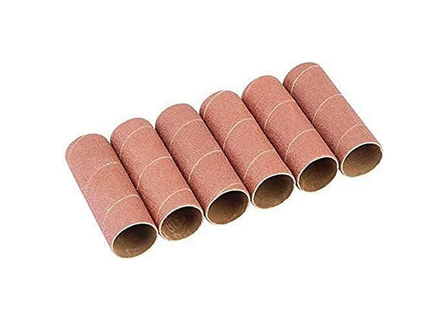 Draper Aluminium Oxide Sanding Sleeves for 10773, 38mm (Pack of 6) 25189 Draper - Town Tools 