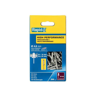 Rapid High Performance Rivets 4.8 x 25mm (Box 200) Rapid - RockBottom Nothampton
