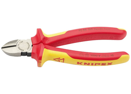 Draper Knipex 70 08 160UKSBE VDE Fully Insulated Diagonal Side Cutters, 160mm Draper - Town Tools 