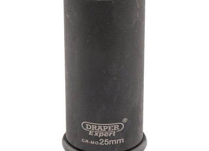 Draper Expert HI-TORQ 6 Point Deep Impact Socket, 3/4" Sq. Dr., 25mm Draper - Town Tools 