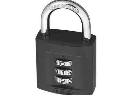 Abus Mechanical 158/40 40mm Combination Padlock (3-Digit) Die-Cast Body Carded ABUS Mechanical - RockBottom Northampton 