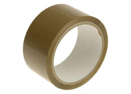 Faithfull Parcel Tape 48mm x 50m Brown Faithfull - RockBottom Northampton