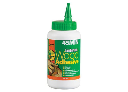 Everbuild Sika Lumberjack® 45 Min PU Wood Adhesive Liquid 750g Everbuild Sika - RockBottom Northamptin