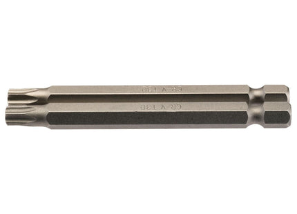 Draper TX-STAR Insert Bit, 1/4" Hex, 75mm Long, T30 (Pack of 2) Draper - Town Tools 