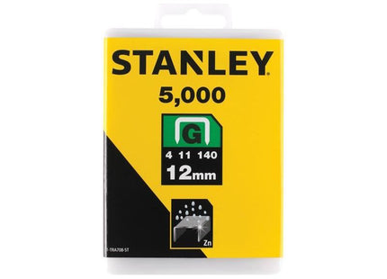 Stanley® Hand Tools TRA708-5T Heavy-Duty Staples 12mm (Pack 5000) STANLEY® Hand Tools - RockBottom Nothampton