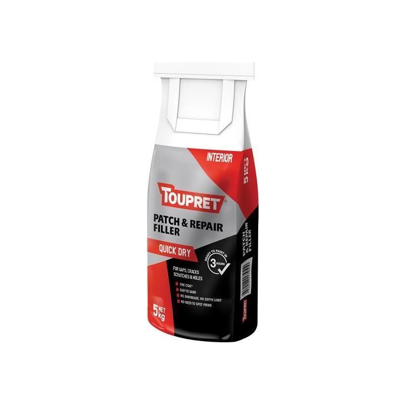 Toupret Quick Dry Patch & Repair 5kg Toupret - RockBottom Northampton