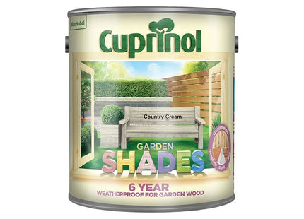 Cuprinol Garden Shades Country Cream 2.5 litre Cuprinol - RockBottom Northampton