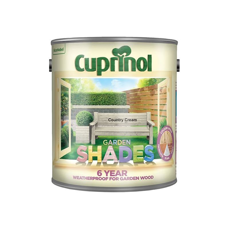 Cuprinol Garden Shades Country Cream 2.5 litre Cuprinol - RockBottom Northampton