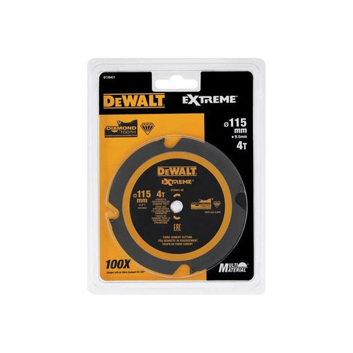 Dewalt Power Tools DT20421 PCD Circular Saw Blade 115 x 9.5mm x 4T DeWALT Power Tools - RockBottom Northampton