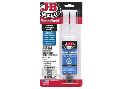 J-B Weld MarineWeld™ Epoxy Syringe 25ml J-B Weld - RockBottom Northampton