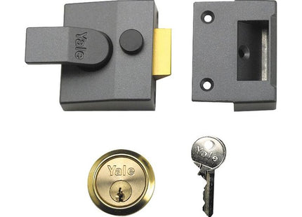 Yale Locks P85 Deadlocking Nightlatch 40mm Backset Chrome Finish Visi Yale Locks - RockBottom Northampton