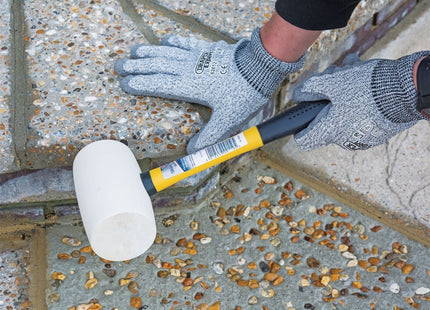 Draper Non-Marking Rubber Head Mallet with Fibreglass Shaft, 680g/24oz 09119 Draper - Town Tools 