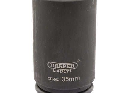 Draper Expert HI-TORQ 6 Point Deep Impact Socket, 3/4" Sq. Dr., 35mm Draper - Town Tools 