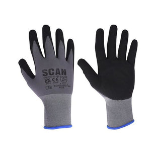 Scan Microfoam Nitrile Coated Gloves - XXL (Size 11) Scan - RockBottom Nothampton