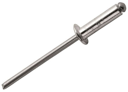 Rapid Standard Aluminium Rivets 4.8 x 16mm Bag of 100 Rapid - RockBottom Nothampton