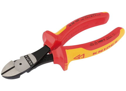 Draper Knipex 74 08 160UKSBE VDE Fully Insulated High Leverage Diagonal Side Cut Draper - Town Tools 