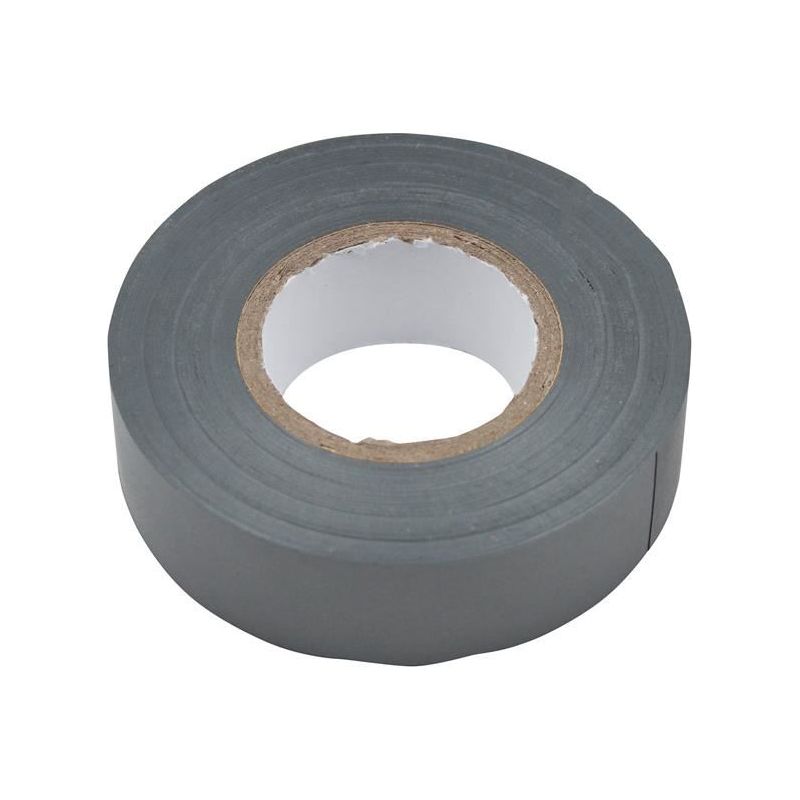 Faithfull PVC Electrical Tape Grey 19mm x 20m Faithfull - RockBottom Northampton