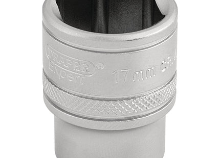 Draper 6 Point Metric Socket, 3/8" Sq. Dr., 17mm 16543 Draper - Town Tools 