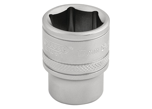 Draper 6 Point Metric Socket, 3/8" Sq. Dr., 17mm 16543 Draper - Town Tools 
