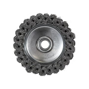 Faithfull Wire Cup Brush Twist Knot 100mm M14x2, 0.50mm Steel Wire Faithfull - RockBottom Northampton