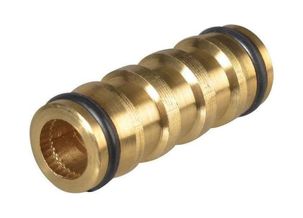 Faithfull Brass 2-Way Hose Coupling 12.5mm (1/2in) Faithfull - RockBottom Northampton