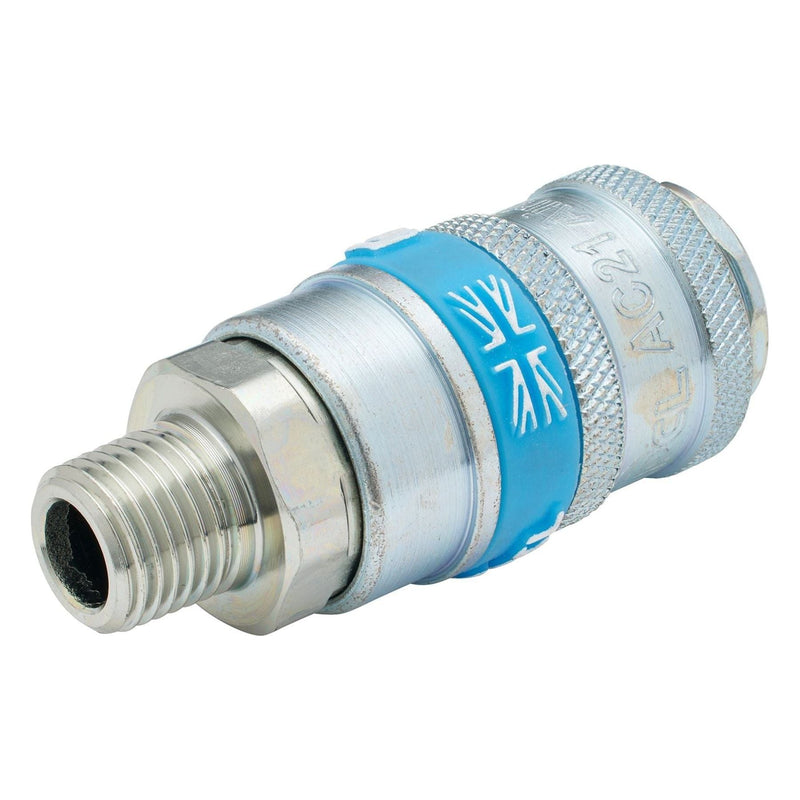 Draper 1/4" Male Thread PCL Tapered Airflow Coupling (Sold Loose) Draper - Town Tools