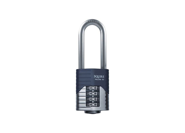 Squire Vulcan Long Boron Shackle Combination Padlock 40mm Squire - RockBottom Nothampton