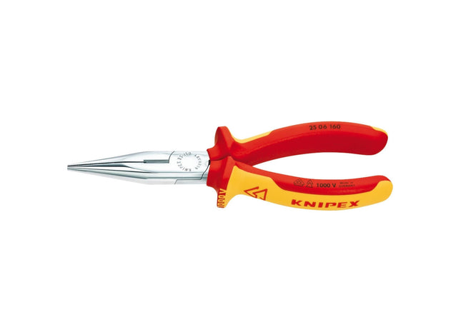 Draper Knipex 25 06 160 SBE Fully Insulated Long Nose Pliers, 160mm 81238 Draper - Town Tools 