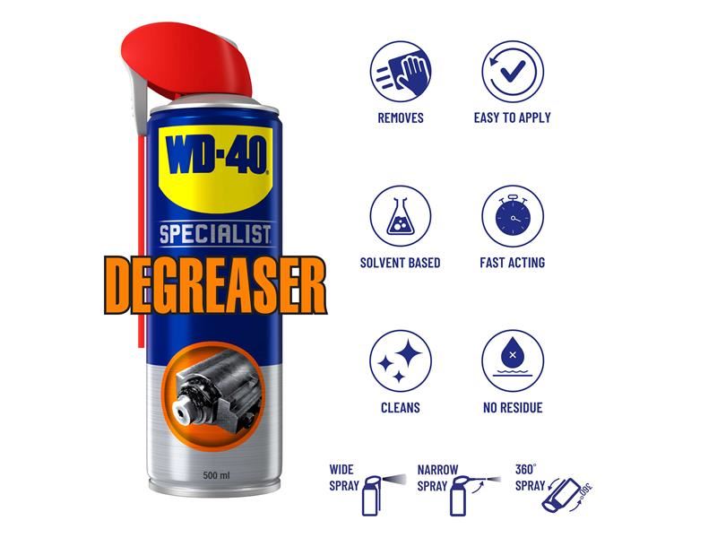 WD-40 Specialist Degreaser 500ml WD-40� - RockBottom Northampton