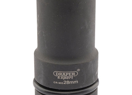Draper Expert HI-TORQ 6 Point Deep Impact Socket, 1" Sq. Dr., 28mm Draper - Town Tools 