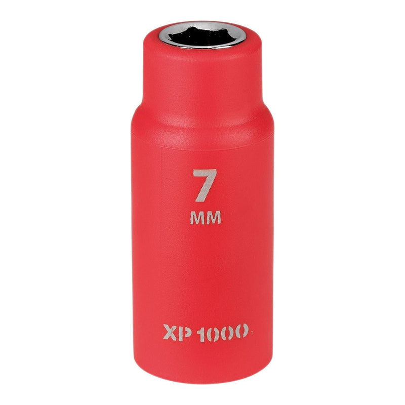Draper XP1000 VDE Socket, 1/4" Sq. Dr., 7mm Draper - Town Tools