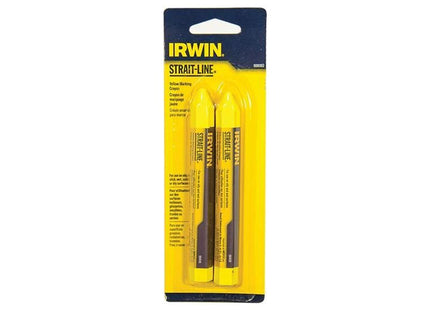 Irwin® Strait-Line® Crayon Yellow (Card 2) IRWIN® STRAIT-LINE® - RockBottom Northampton