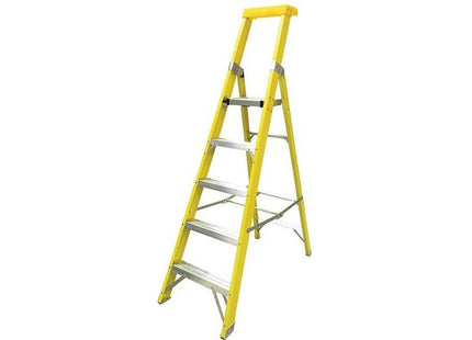 Zarges GRP Platform Steps, Platform Height 1.18m 5 Rungs Zarges - RockBottom Northampton