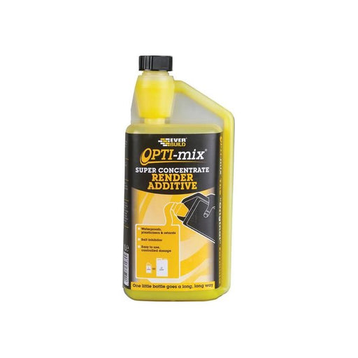 Everbuild Sika Opti-Mix 3-in-1 Render Additive 1 Litre Everbuild Sika - RockBottom Northamptin