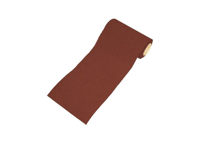 Faithfull Aluminium Oxide Sanding Paper Roll Red Heavy-Duty 115mm x 5m 80G Faithfull - RockBottom Northampton