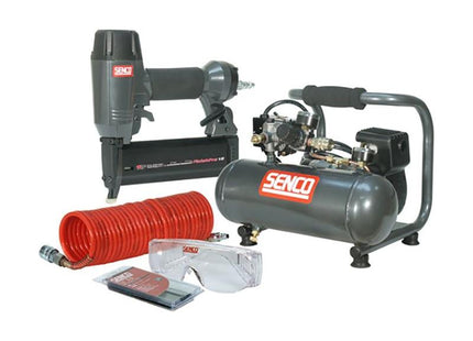Senco Finish Pro 18 Pneumatic Nailer & 1 HP Compressor Kit 110V Senco - RockBottom Nothampton