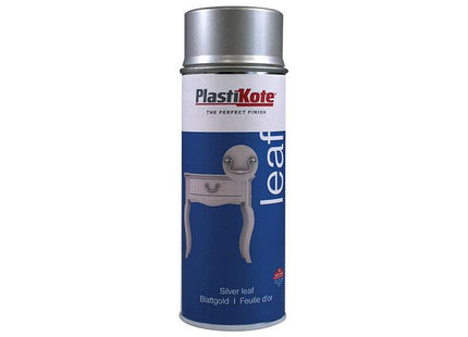 Plastikote Leaf Spray Silver 400ml PlastiKote - RockBottom Nothampton