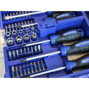 Faithfull Fold Out Screwdriver & Bit Set, 63 Piece Faithfull - RockBottom Northampton