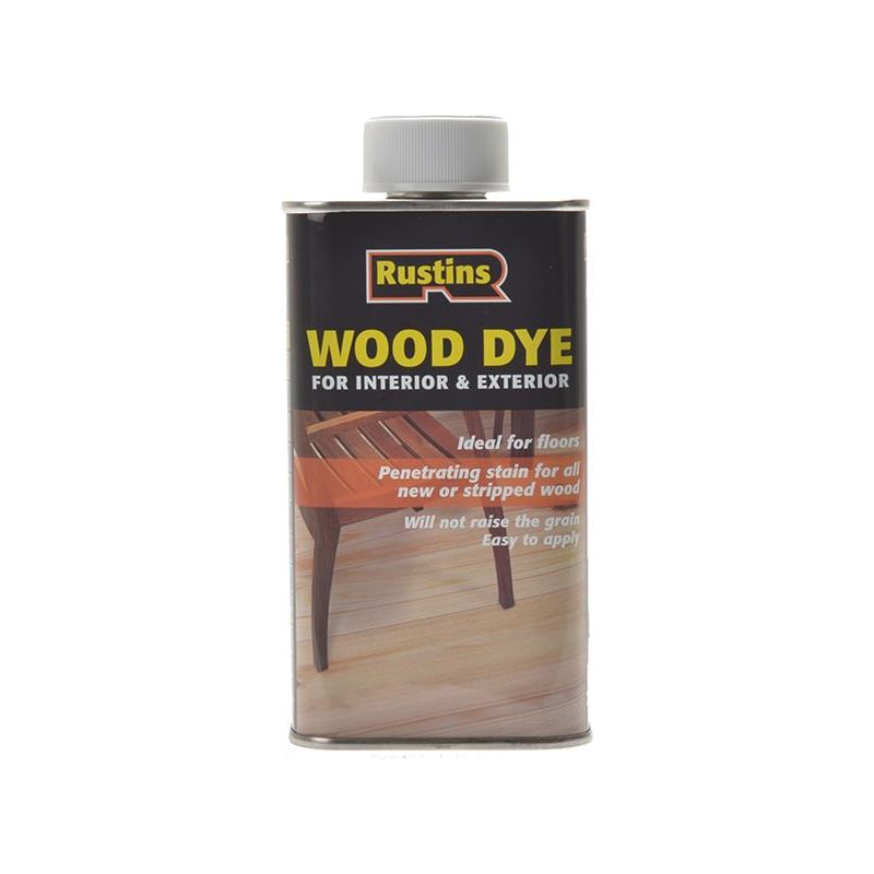 Rustins Wood Dye Dark Oak 1 litre Rustins - RockBottom Nothampton