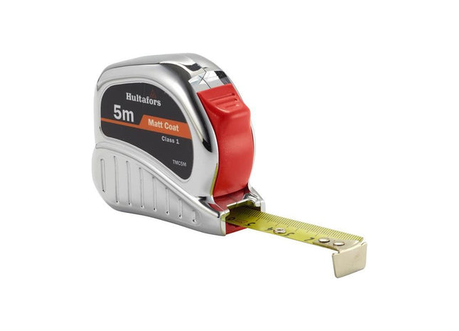 Hultafors TM5M Chrome Tri-Matic Pocket Tape 5m (Width 19mm) Hultafors - RockBottom Northampton