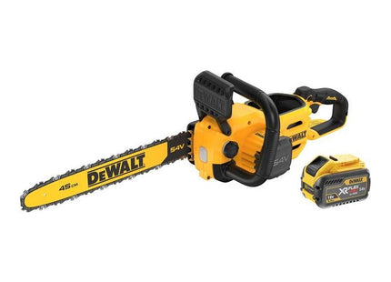 Dewalt Power Tools DCMCS574X XR FlexVolt Chainsaw 45cm Bar 54V 1 x 3.0Ah Li-ion DeWALT Power Tools - RockBottom Northampton