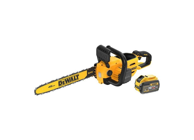 Dewalt Power Tools DCMCS574X XR FlexVolt Chainsaw 45cm Bar 54V 1 x 3.0Ah Li-ion DeWALT Power Tools - RockBottom Northampton