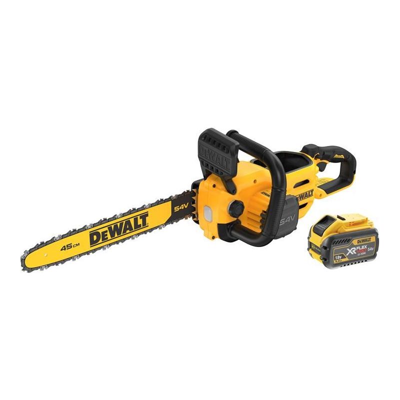 Dewalt Power Tools DCMCS574X XR FlexVolt Chainsaw 45cm Bar 54V 1 x 3.0Ah Li-ion DeWALT Power Tools - RockBottom Northampton