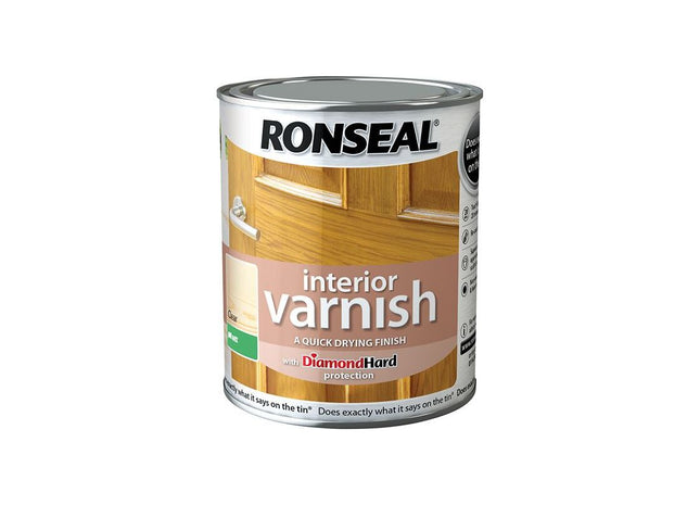 Ronseal Interior Varnish Quick Dry Matt Clear 2.5 litre Ronseal - RockBottom Nothampton