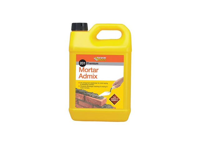 Everbuild Sika 201 Mortar Admix 5 litre Everbuild Sika - RockBottom Northamptin