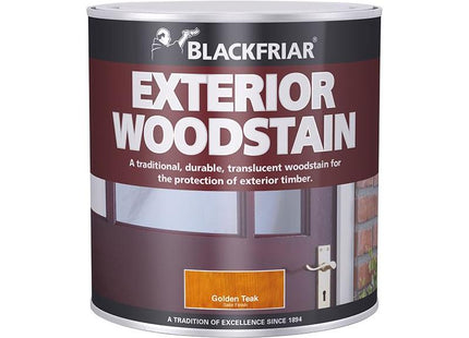 Blackfriar Traditional Exterior Woodstain Golden Teak 1 litre Blackfriar - RockBottom Northampton